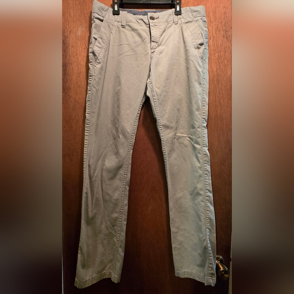 Horny Toad Women's Straight Leg Gray/tan Jeans Sz8 - Picture 2 of 10